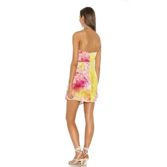 REVOLVE Sun Becomes Her Mini Dress in Starburst Tie Dye - Picture 3 of 5